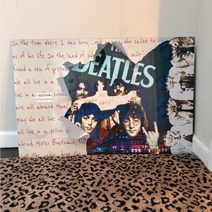 Custom Iris Allison - 1/1 The Beatles Wall Art with Multicolor Design